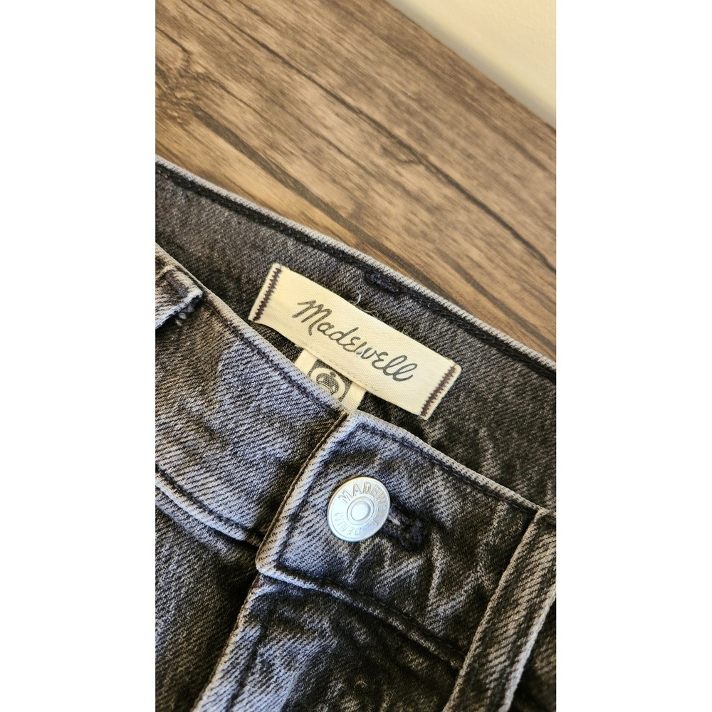 Madewell The Perfect Vintage Jean Black Wash High Rise Denim Size 24T - Picture 7 of 10